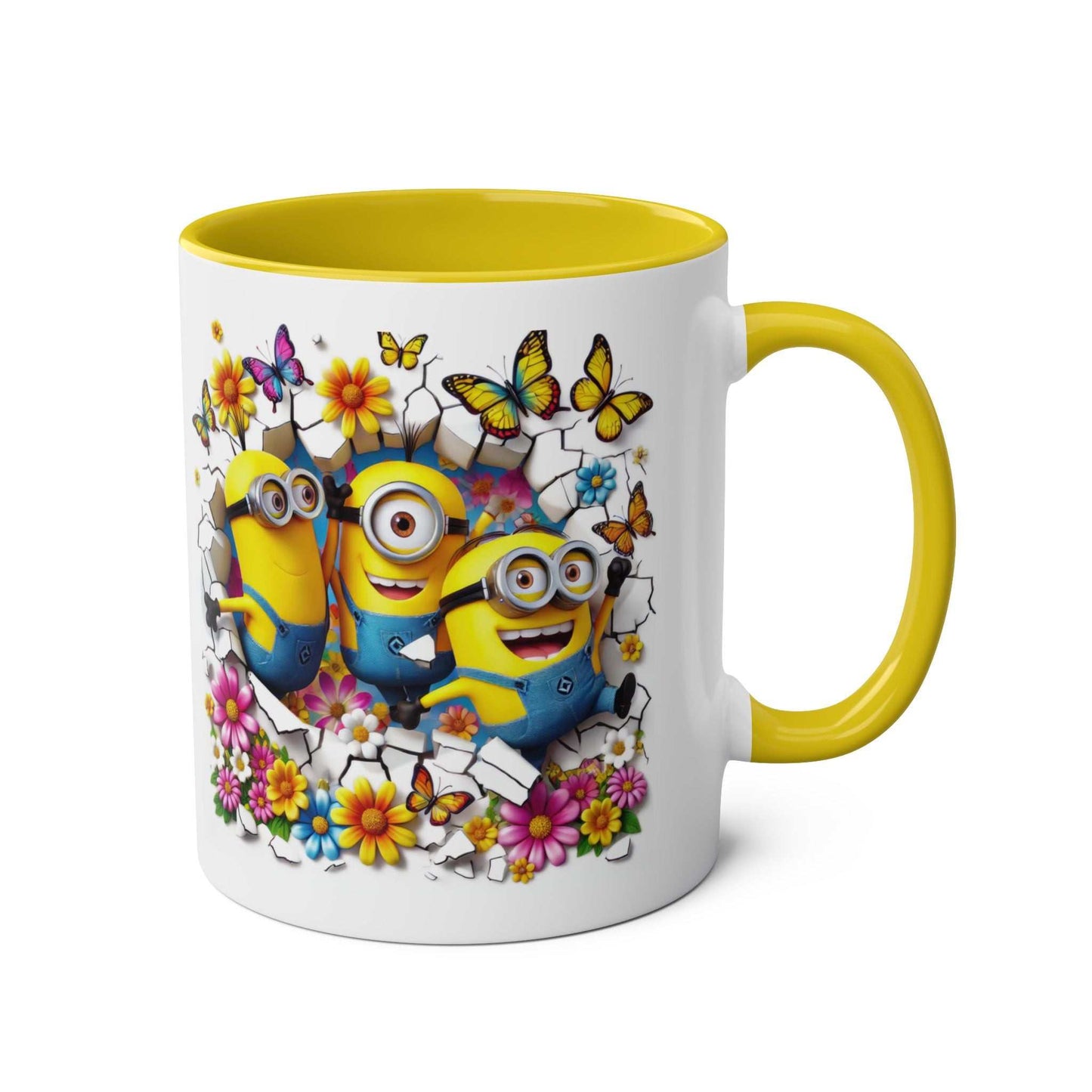 Cheerful Minion Inspired Coffee Mug