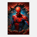 Spiderman Wall Canvas featuring vibrant colors and dynamic action, perfect for fans and adding adventure to any room.