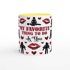 Fun Valentines Day mug with cheeky design, perfect gift.