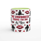 Cheeky Fun Valentines Day Mug with playful design, perfect gift.