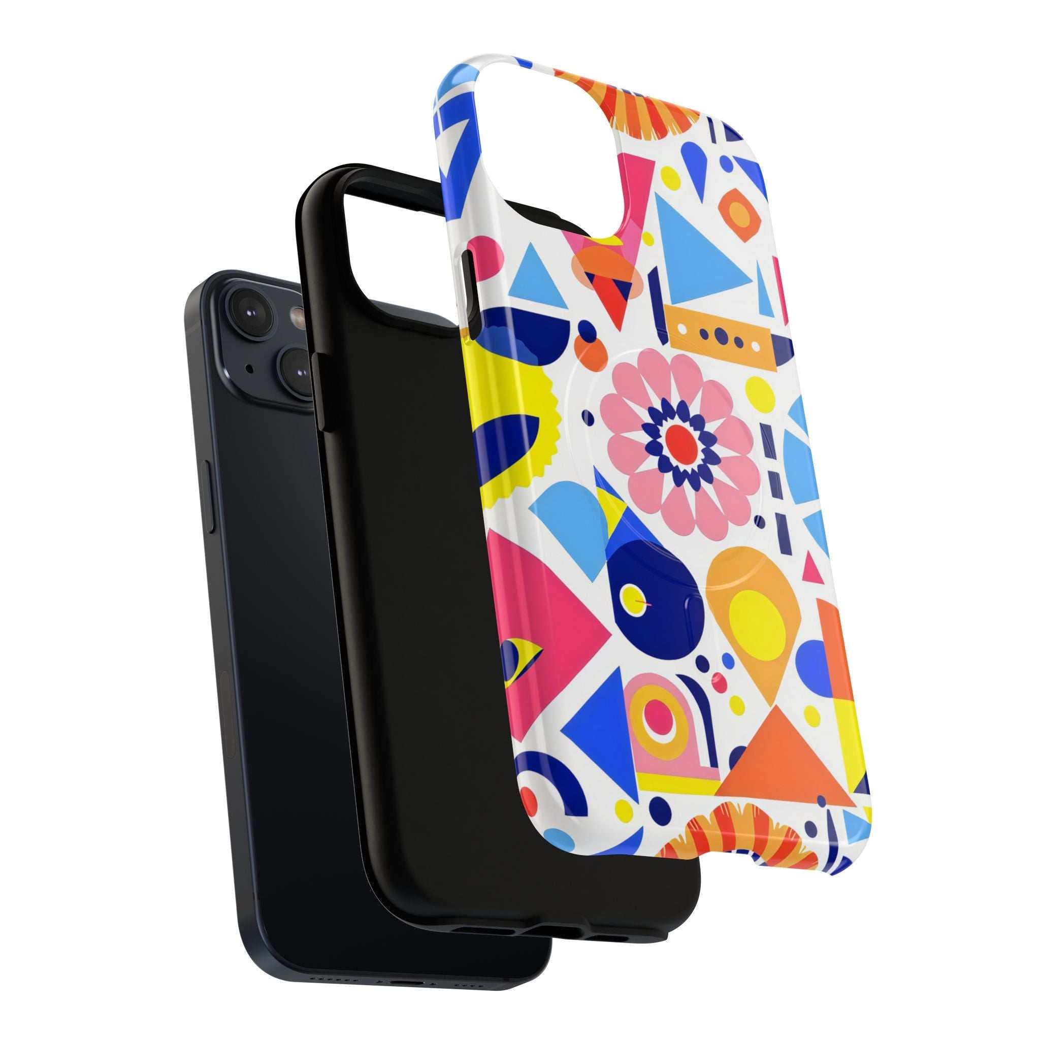Bright Geo Print iPhone Magsafe Phone Case