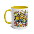 Cheerful Minion inspired coffee mug with bright yellow Minion design and glossy ceramic finish