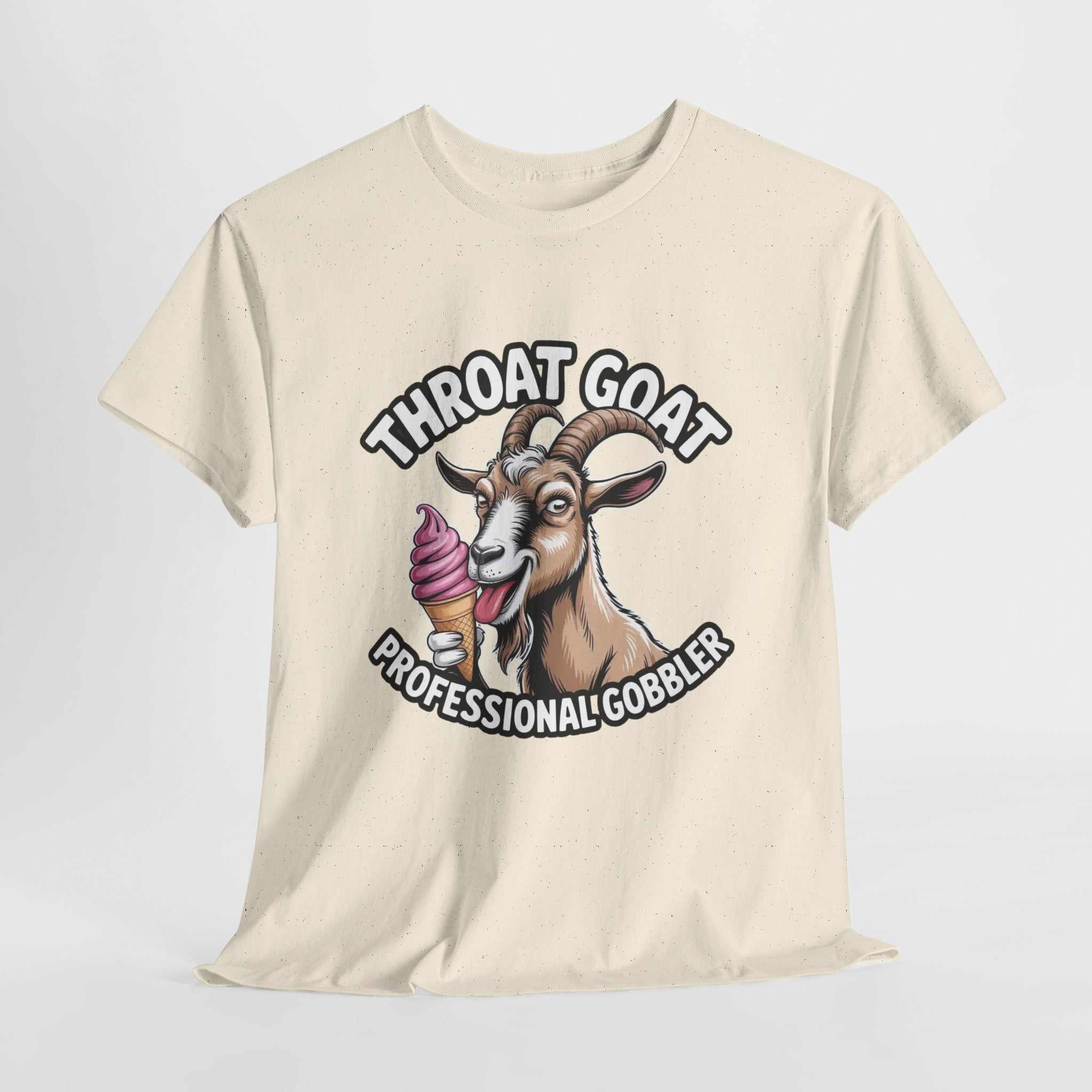 Black Throat Goat T-Shirt with bold graphic and comfortable fit