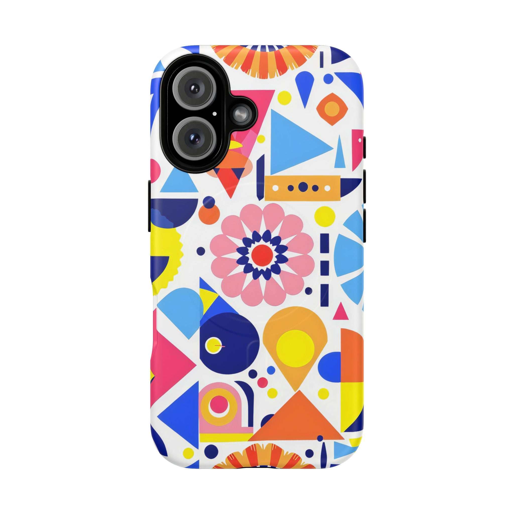 Bright Geo Print iPhone Magsafe Phone Case
