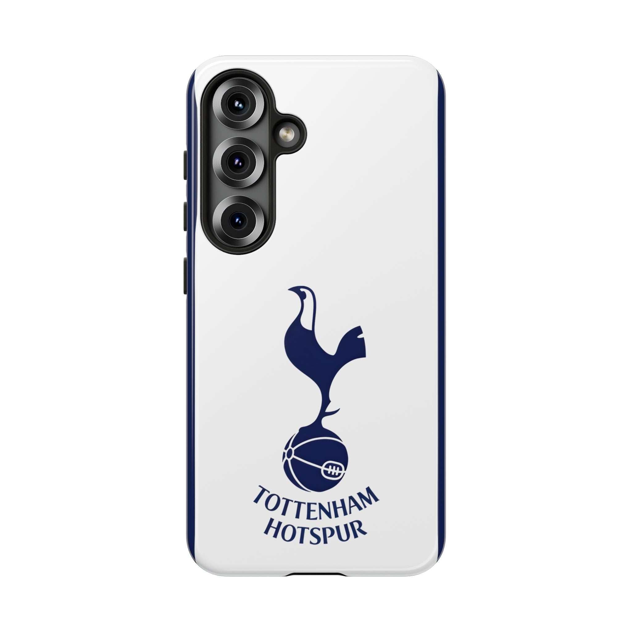 Tottenham FC Magnetic Case Samsung phone cover with white and navy colors and club-inspired crest