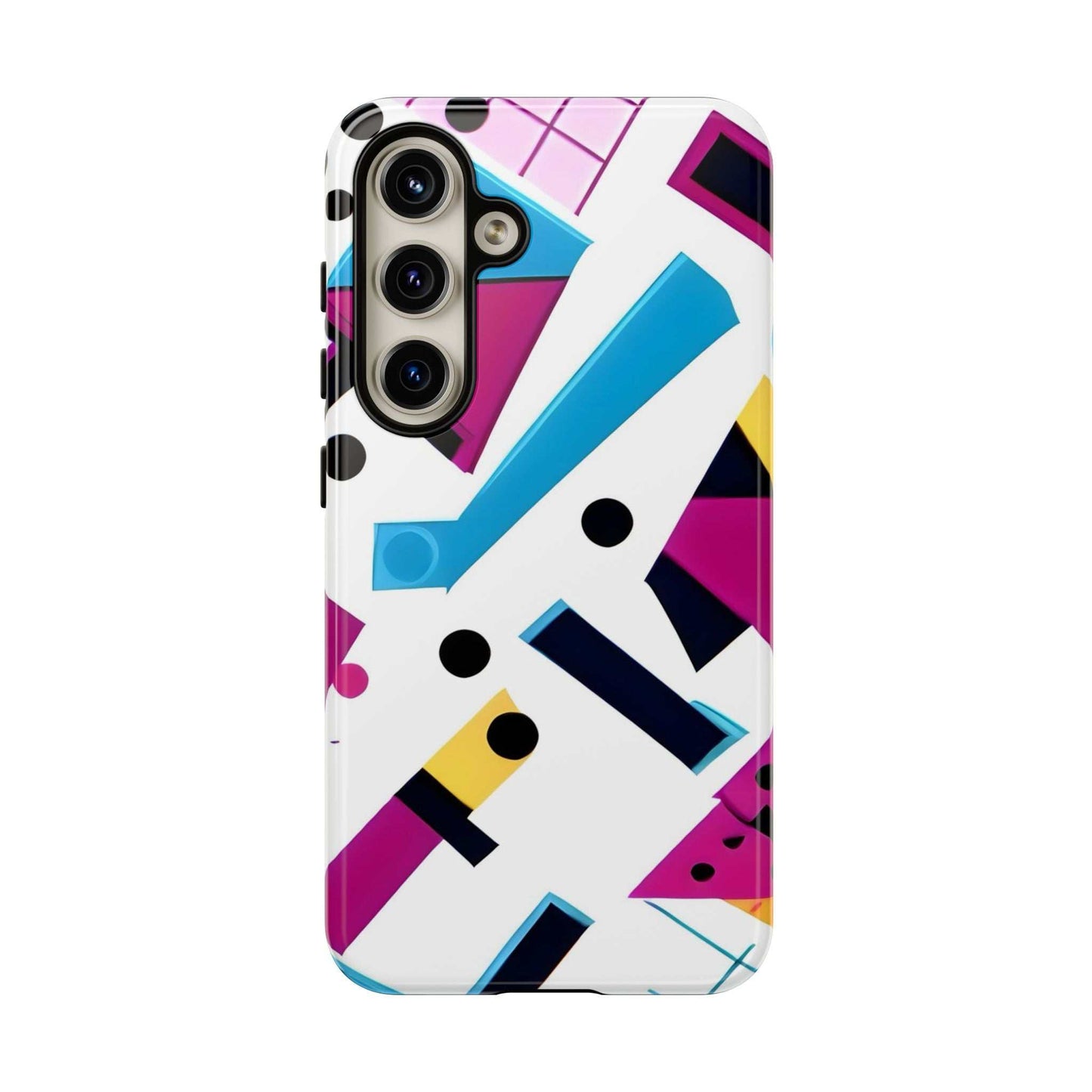 Bright Geometric Samsung Phone Case Designed By Littlebitz 