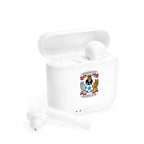 Coventry City Fc wireless earbuds with charging case featuring fan-inspired club crest design