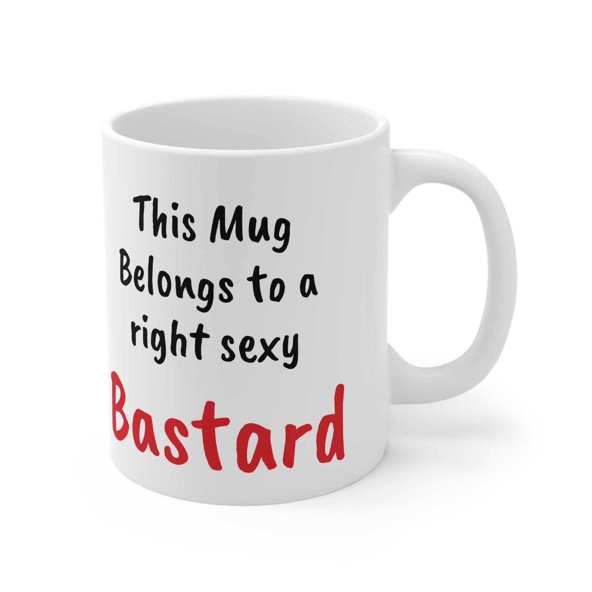 Cheeky Rude Sexy Bastard Ceramic Mug Designed By Littlebitz