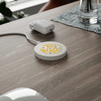 Yellow Daisy Design Wireless Charging Pad