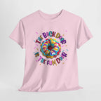 The Back Door is the Fun Door cheeky t-shirt with bold typography and door graphic