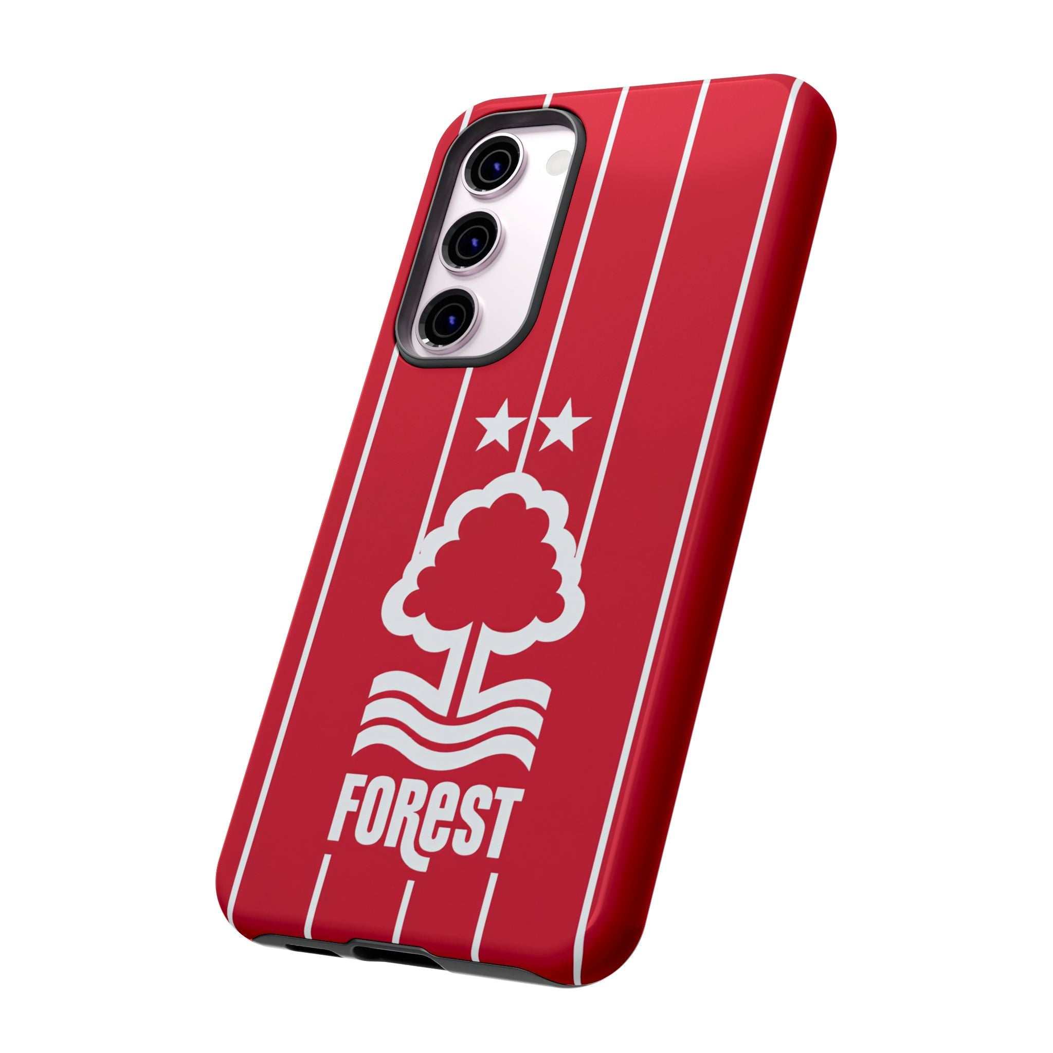 Nottingham Forest Samsung case with red colors and magnetic dual-layer protection