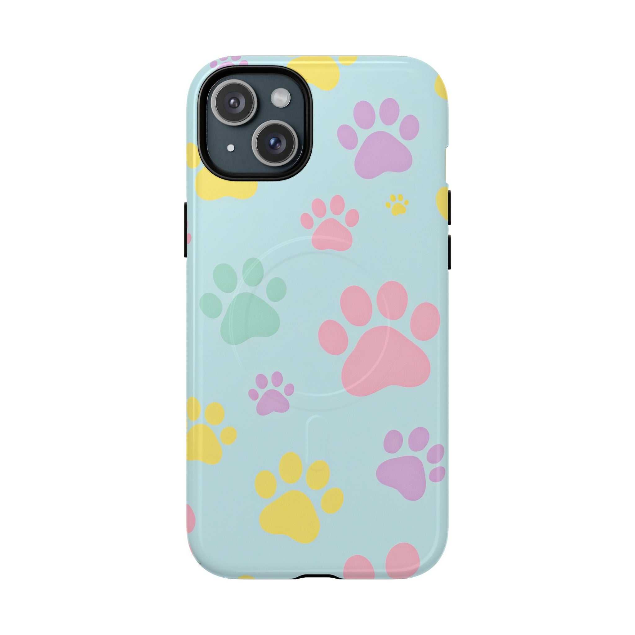 Pastel Doggy Paw iPhone Magsafe Phone Case