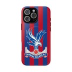 Crystal Palace MagSafe iPhone case with red and blue stripes and team crest design