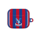 Crystal Palace FC themed AirPods Pro protective case with eagle crest and club colors