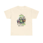 Cactus Expert Fun Graphic T-Shirt with humorous cactus design on soft cotton fabric