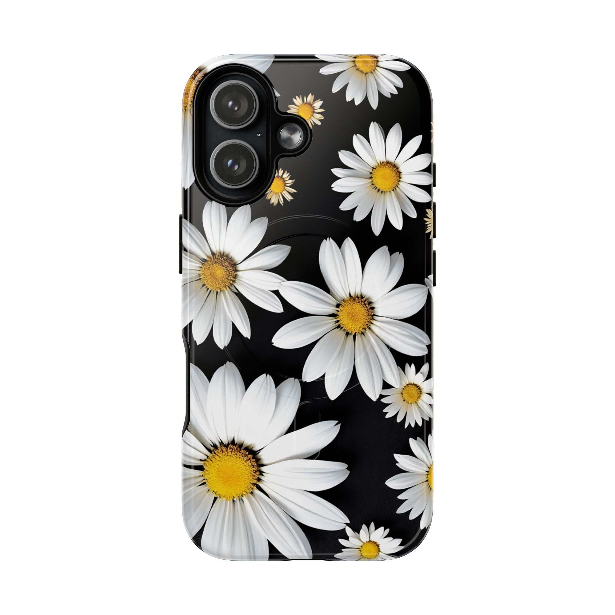 Black Daises iPhone Magsafe Phone Case