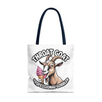 Cheeky Professional Gobbler Funny Tote Bag with durable spun polyester and colorful handles