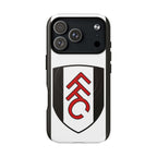 Fulham FC MagSafe iPhone case with iconic club crest and black white design