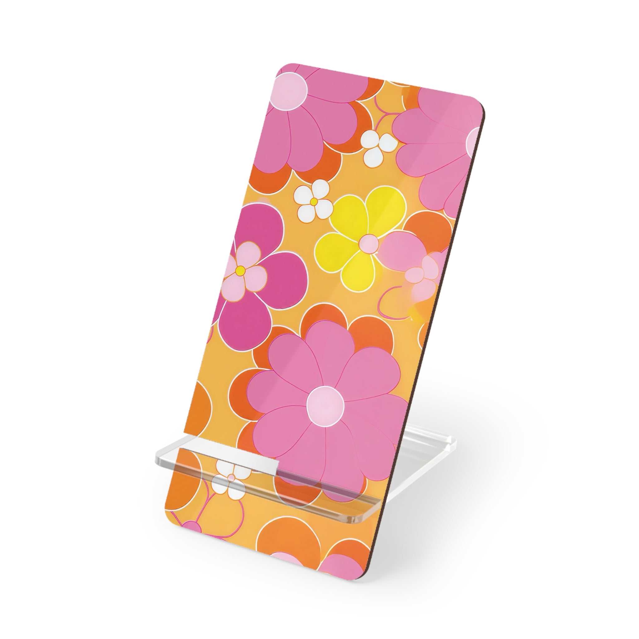 Retro Floral Phone Display Stand