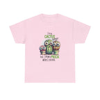Cactus Expert Fun Graphic T-Shirt with humorous cactus design, soft durable cotton tee for plant lovers