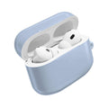 Misty Blue AirPods Pro protective hard shell case with a glossy finish and vibrant color matching iPhone cases