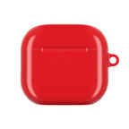 Red AirPods/Pro protective hard shell case with glossy finish and secure fit
