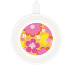 Retro Floral Design Wireless Charging Pad