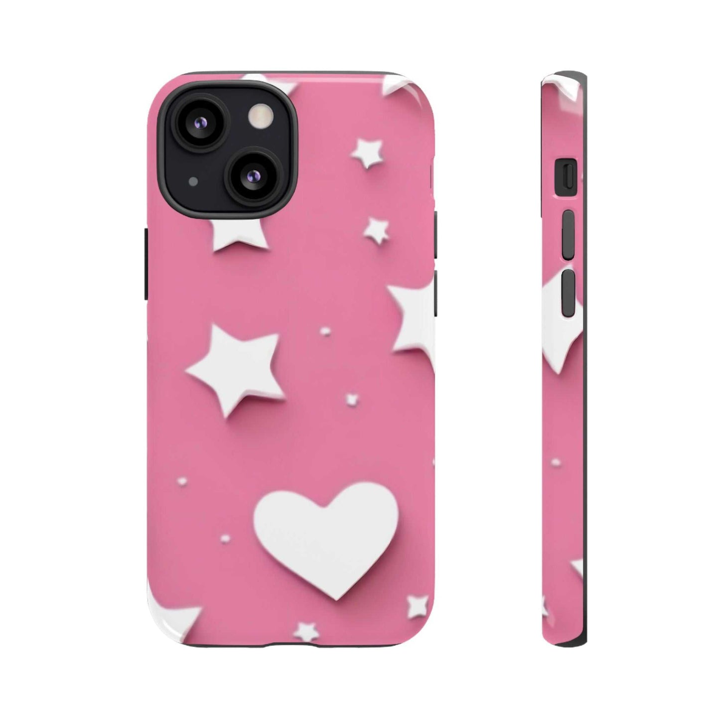 Hearts and Stars Phone Case Designed By Littlebitz 