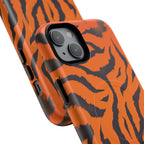 Orange Tiger Print iPhone Magsafe Phone Case