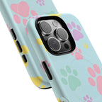 Pastel Doggy Paw iPhone Magsafe Phone Case