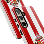Sunderland FC Magnetic Samsung phone case with red and white colors and protective dual-layer design
