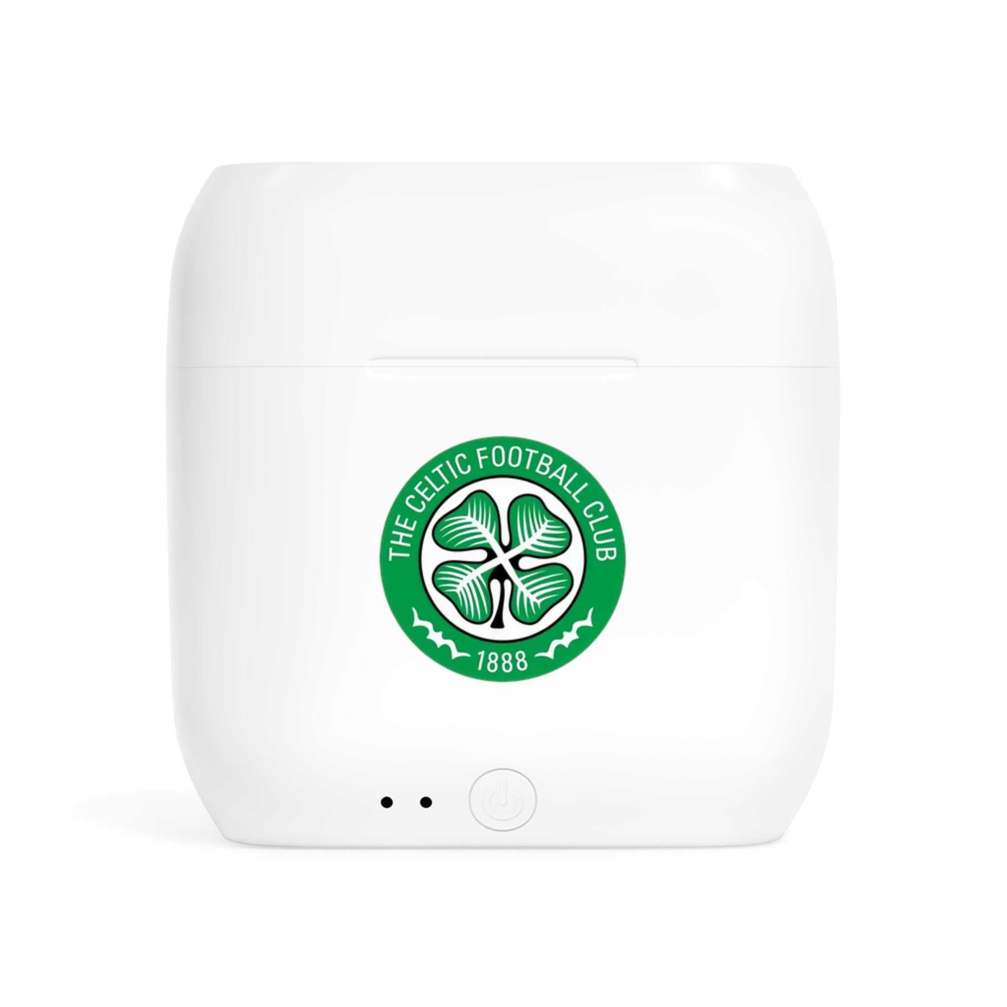 Celtic Fc Wireless Essos Earbuds with fan-inspired club crest charging case and Bluetooth 5.0 connectivity