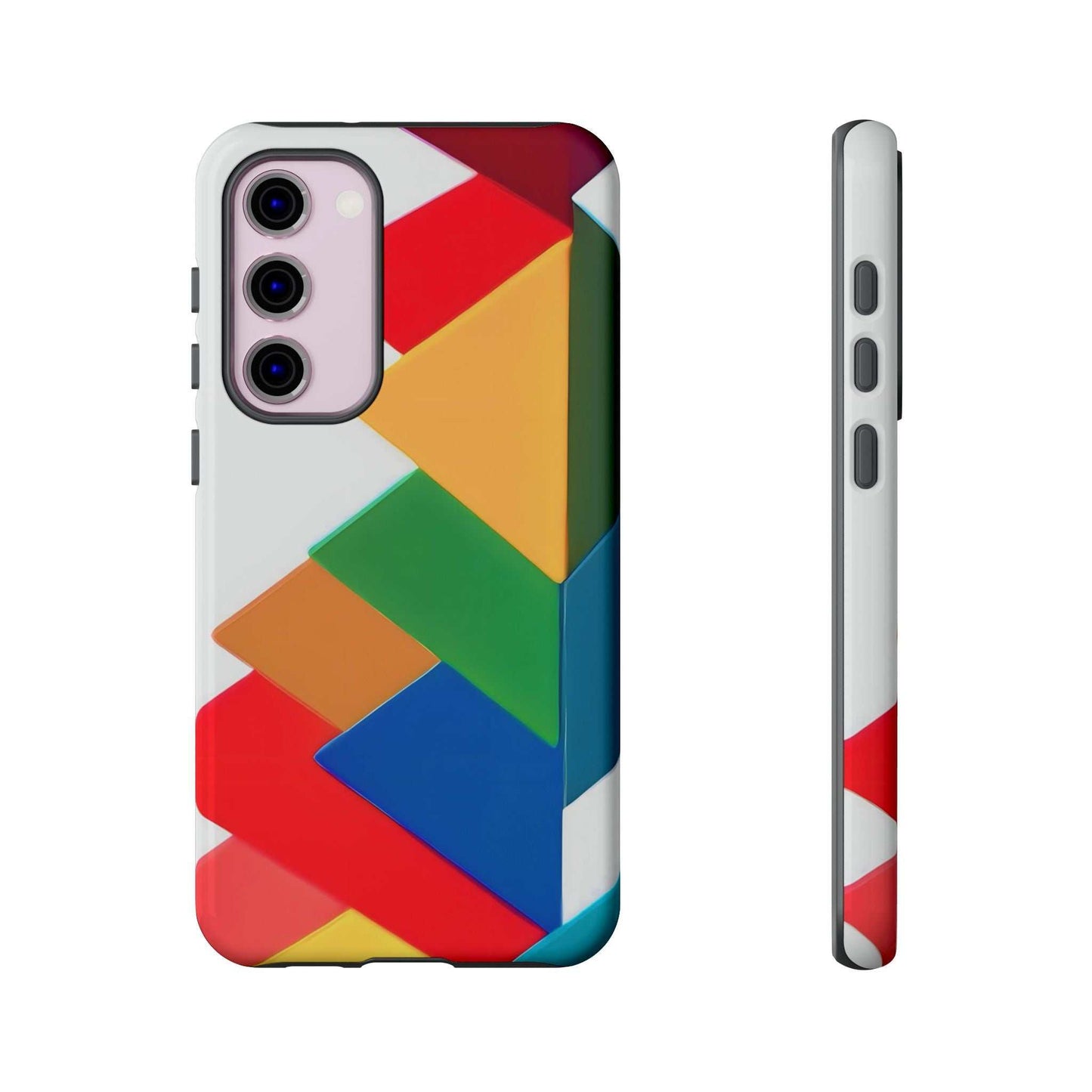 Colourful Print Samsung Phone Case Designed By Littlebitz 