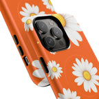 Orange Daisy Design iPhone Magsafe Phone Case