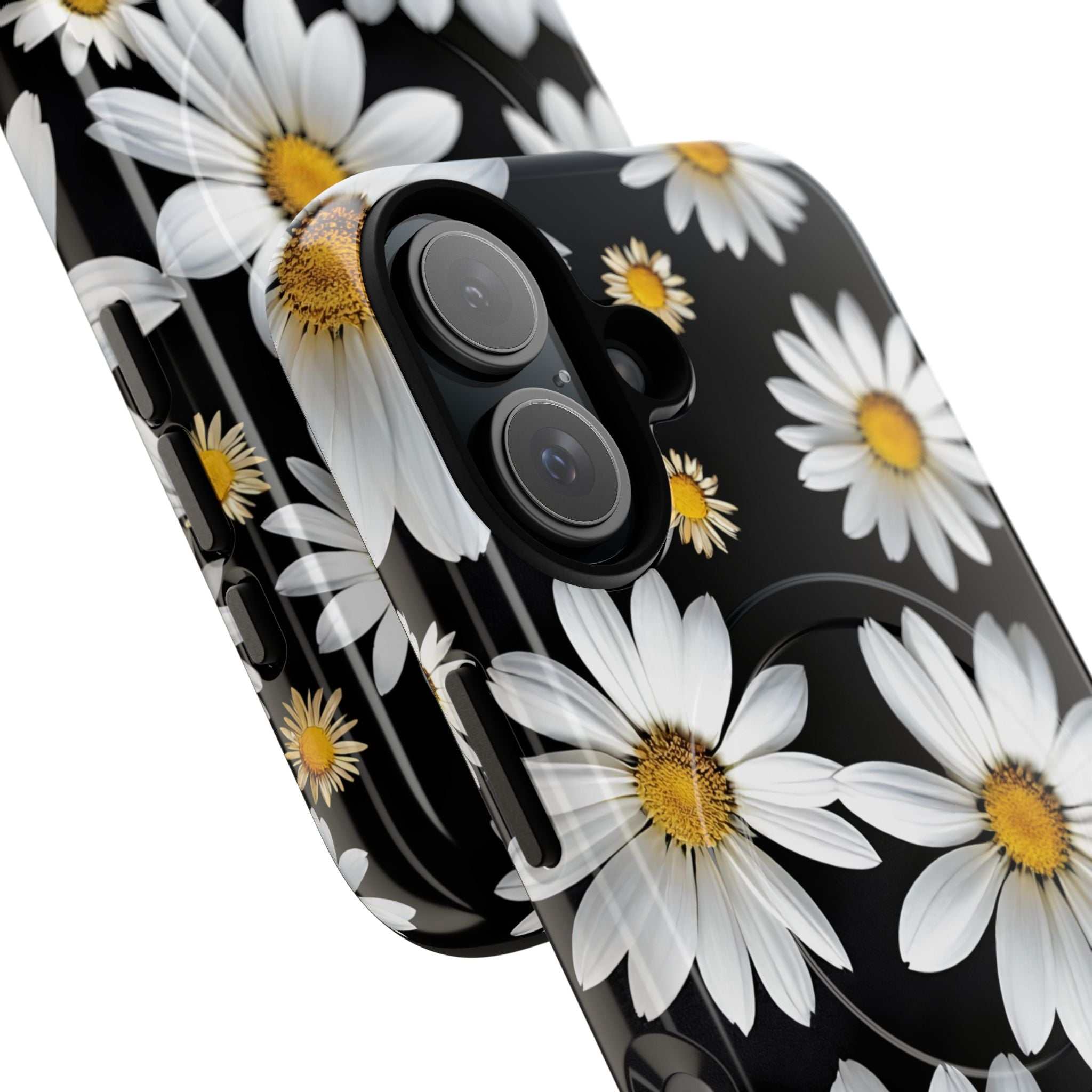 Black Daises iPhone Magsafe Phone Case