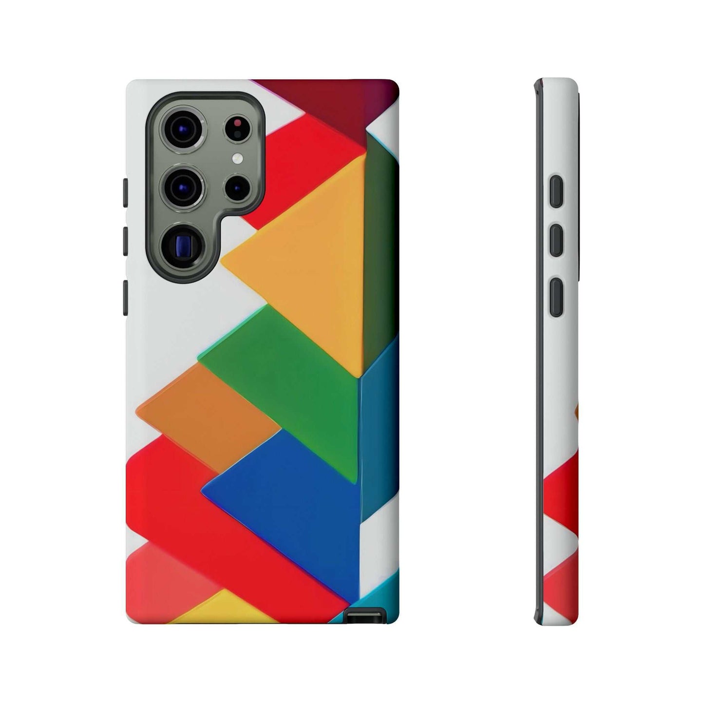 Colourful Print Samsung Phone Case Designed By Littlebitz 