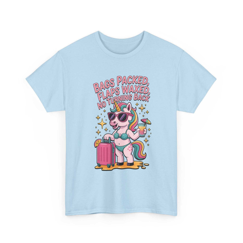 Bags Packed Flaps Waxed No Turning Back T-shirt for travel and girls trips