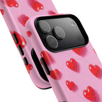 Pink Hearts iPhone Magsafe Phone Case
