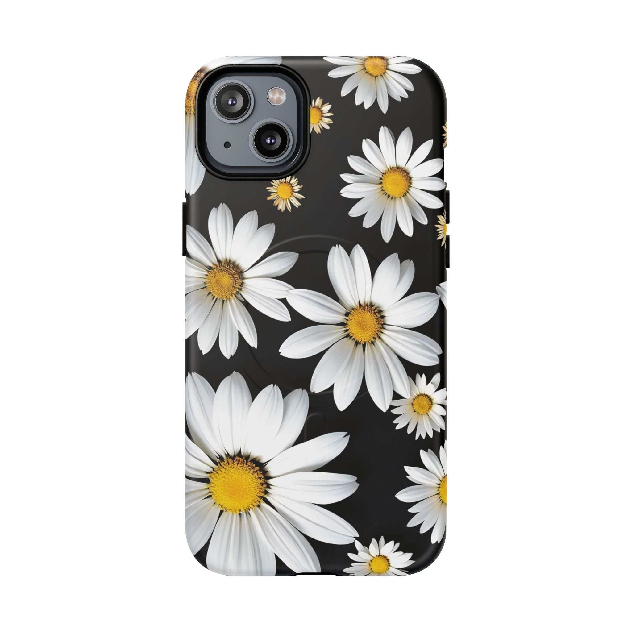 Black Daises iPhone Magsafe Phone Case
