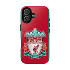 Liverpool FC MagSafe iPhone case with dual layer protection and club crest design