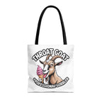 Cheeky Gobbler funny tote bag with colorful handles, durable polyester, and playful design for errands and shopping