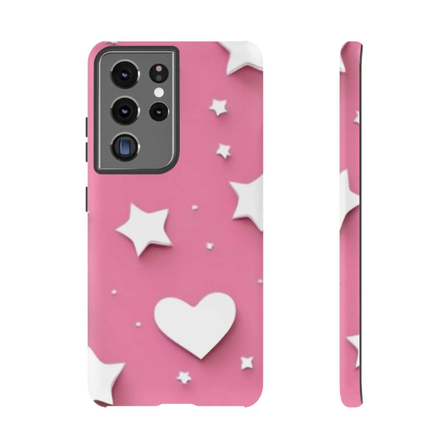 Hearts & Stars Samsung Phone Case Designed By Littlebitz 