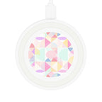 Pastel Geometric Design Wireless Charging Pad