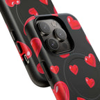 Black Hearts iPhone Magsafe Phone Case