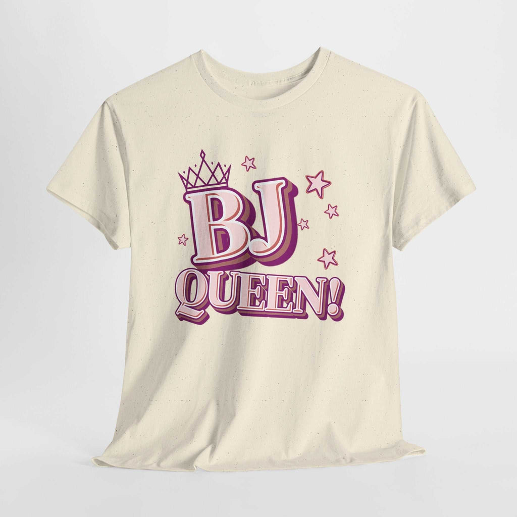 BJ Queen T-Shirt with crown graphic on soft, breathable cotton fabric