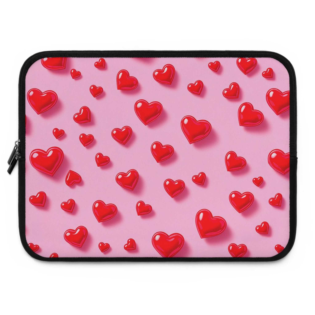 Pink Heart Laptop Sleeve