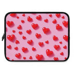 Pink Heart Laptop Sleeve