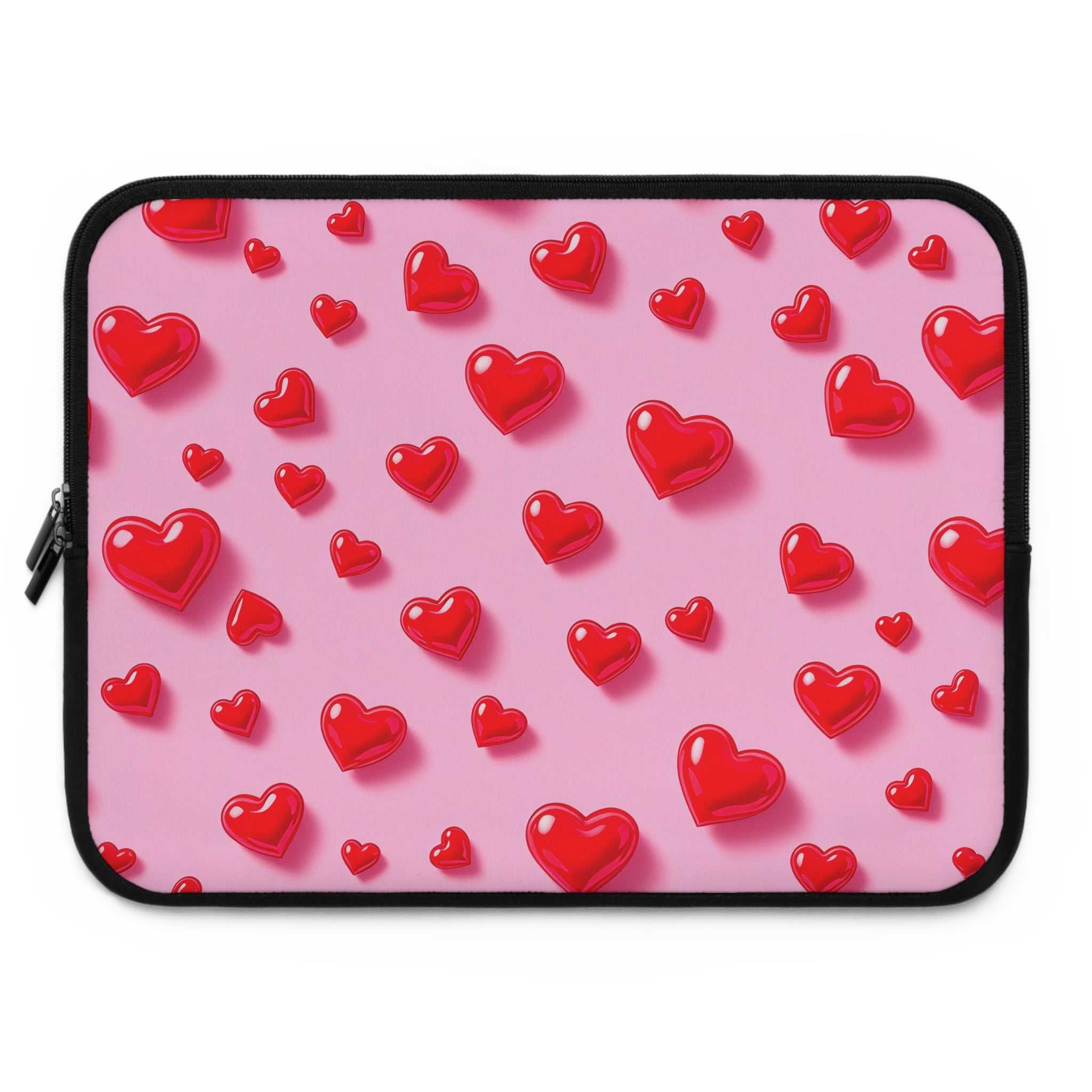 Pink Heart Laptop Sleeve