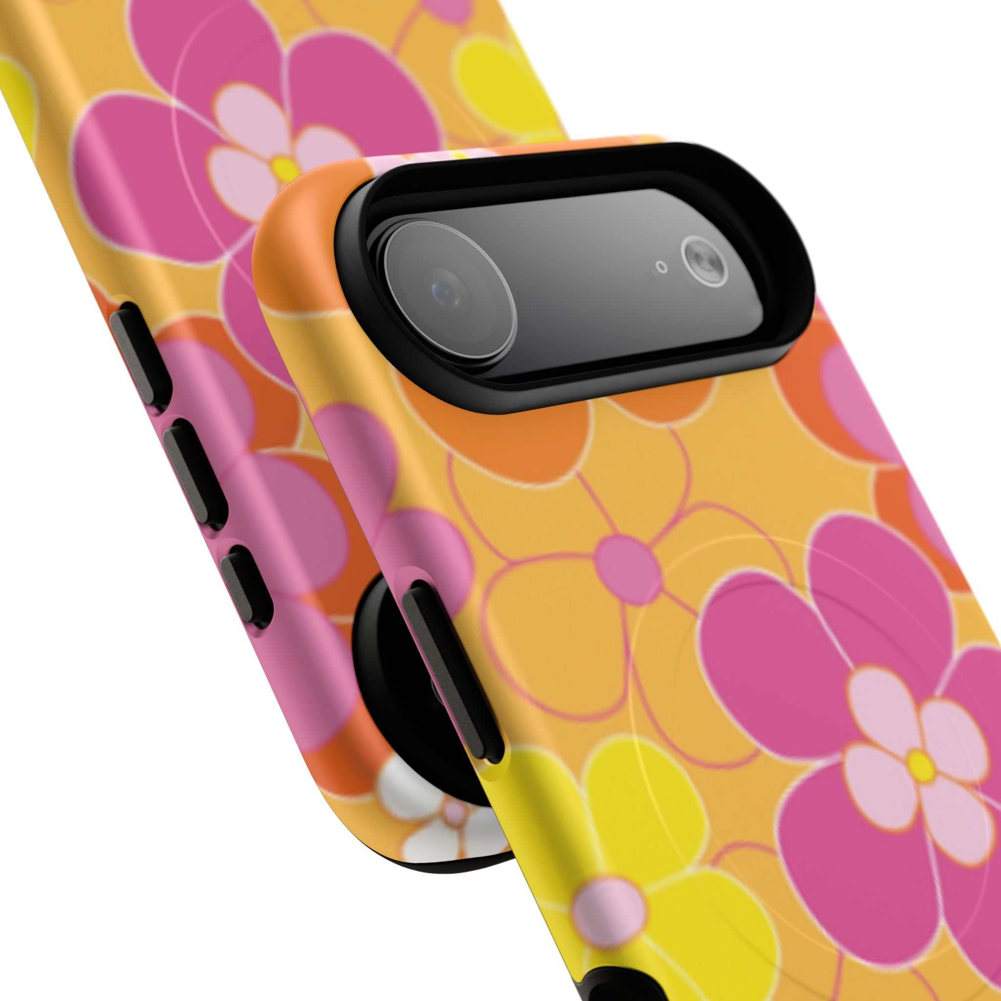 Retro Floral iPhone Magsafe Phone Case