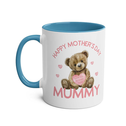 Cute Bear Mother's Day mug with adorable bear design, perfect gift from daughter to mom.